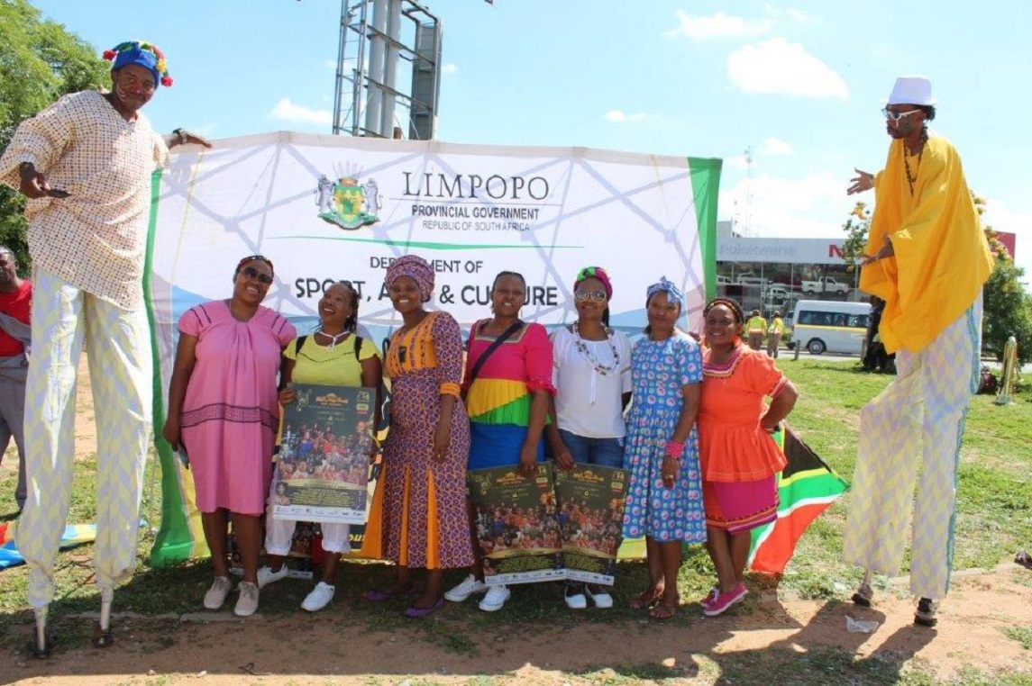 Mapungubwe Street Carnival held from SABC Park to Jack Botes Park to sugnal the beginning of the 2019 Mapungubwe Arts and Cultural Festival